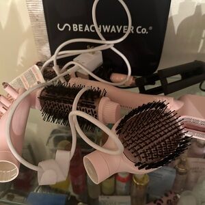 The Beachwaver Co. Pink Hair Tools Set